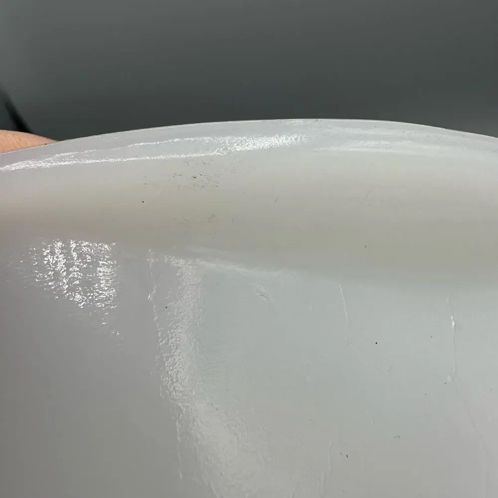 Vintage Glasbake Jeanette Milkglass Garden Vegetable Harvest Loaf Pan